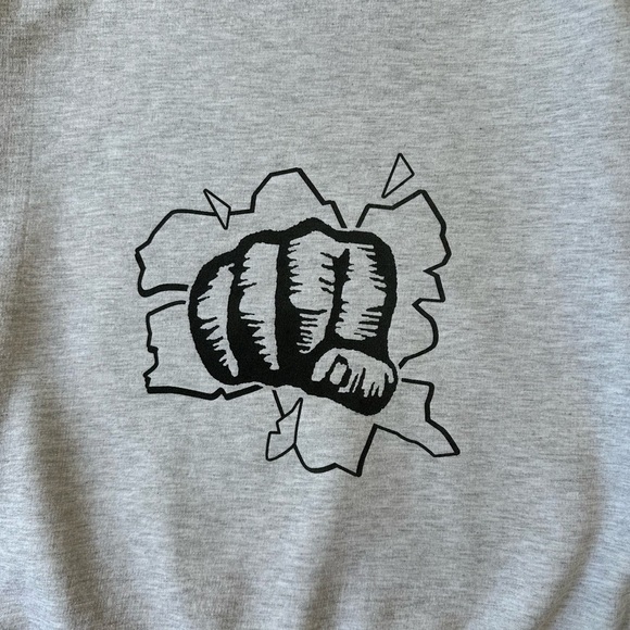 Vintage Karate Pullover Hoodie Size XL - Picture 4 of 8